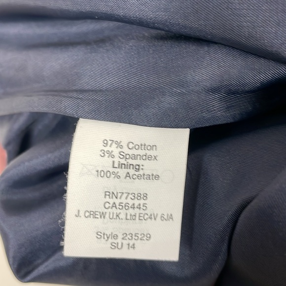 J Crew Career Straight Pencil Skirt Lined Pleated Back Hem Zip Closure Women 4 - Picture 8 of 12